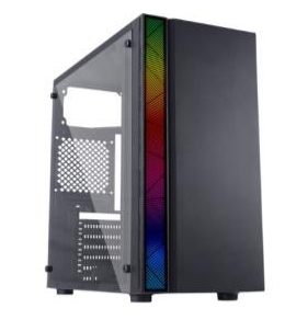 CASE ND-550 RGB STRIP E010-156 BLACK USB 2.0*2 + HD AUDIO